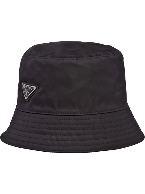 farfetch prada bucket hat|Prada nylon bucket hat.